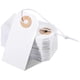 thumbnail image 1 of 100 Pack Blank Tags with Elastic String Marking Hang Tags Attached Reinforced Hole Writable Blank Tags 2.75x1.37Inch, 1 of 5