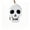 White, variant on Halloween Led Candle Lanterns Featured with Pumpkin, Skull and Spider Web Patterns, Battery-Operated Flickering Tea Light Lamps, Hanging Decor for Indoor Parties/Home Festive Display, Orange2