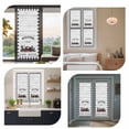 thumbnail image 7 of Farmhouse Cabin Window Privacy Film, Country Vintage House Wood Grain Pliad Static Cling UV Sun Blocking Heat Control Window Tint, Non-Adhesive One Way Windows Privacy Cover 17.7''x78.7'', 7 of 7