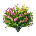 thumbnail image 2 of Naiyafly 12 Bundles Outdoor Faux Plants UV Resistant Faux Bushes Plastic Artificial Flowers Fake Outdoor Plants for Home Garden Decor, 2 of 6