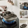 thumbnail image 3 of 3-In-1 Cup-Shaped Large Capacity Pan, Anti-Scalding Heightened Handle, Nonstick Titanium Ceramic Omelette Skillet Pancake Pan, for Gas Induction Cooker (2), 3 of 8