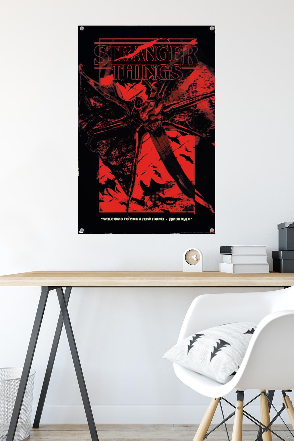 Netflix Stranger Things: Season 4 - New Home Wall Poster with Pushpins, 22.375" x 34"