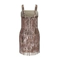 thumbnail image 5 of BLTIBY Women Sequin Latin Dress Fringe Sleeveless Ballroom Salsa Cha Cha Cocktail Dance Party Dresses Fashion Costume 2025 Beige L, 5 of 7
