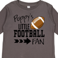 thumbnail image 4 of Inktastic Poppy's Little Football Fan Boys or Girls Long Sleeve Toddler T-Shirt, 4 of 5
