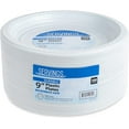 thumbnail image 1 of White Plastic Plates - [400 Count] Disposable Plastic Plates, Microwave Safe, Perfect for Birthday Parties, Weddings, Banquets, Picnics, and Everyday Use, 1 of 4