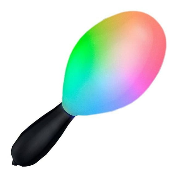 Flashing Multi Color 7 in. Maracas for Cinco de Mayo Party Novelties