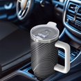 thumbnail image 6 of 40oz Tumbler with Handle and Straw, Vacuum Insulated Stainless Steel Travel Mug, Fits Car Cup Holder, Abstract Colorful Print, 6 of 6