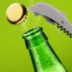 thumbnail image 2 of EeaseMX 2 abridores de botellas de cerveza y vino con diseño de delfín (gris), 2 of 8