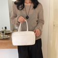 thumbnail image 5 of Elegant Women's Handbag Casual Top Handle Bag Retro Inspired PU Leather Shopping Bags Purse for Various Occasion White, 5 of 5