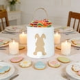 thumbnail image 4 of Easter Decorations Rabbits Tassel Bag Easter Egg Storage Tote Putting Easter Eggs and Candies Gifts, 4 of 6