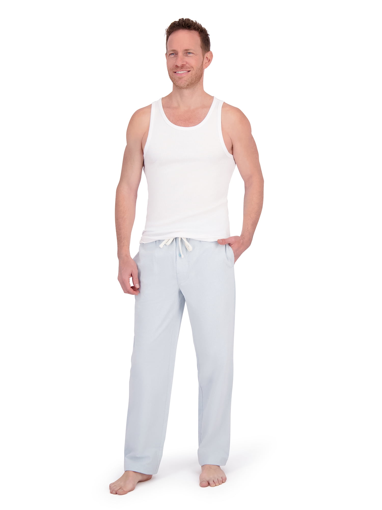Hanes Men's Brushed Oxford Woven Sleep Pajama Pants, Sizes S-2X