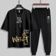 thumbnail image 4 of Conjuntos de camiseta y pantalones para hombre, oferta, top vintage, trajes deportivos holgados, sudadera moderna, ropa ajustada para hombre, chándal regular XL, 4 of 5