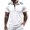 White, variant on Men's Shirts European Solid Color Lapel Button Open Collar Comfortable Business Casual Short Sleeve Shirt Loose Fit Stylish Breathable Soft Fabric Men's Oversized Tshirts Workout T-Shirt