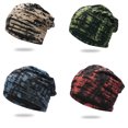 thumbnail image 4 of Lilgiuy Women Men Warm Baggy Camouflage Crochet Winter Wool Ski Beanie Tie-Dye Caps Hat, 4 of 5