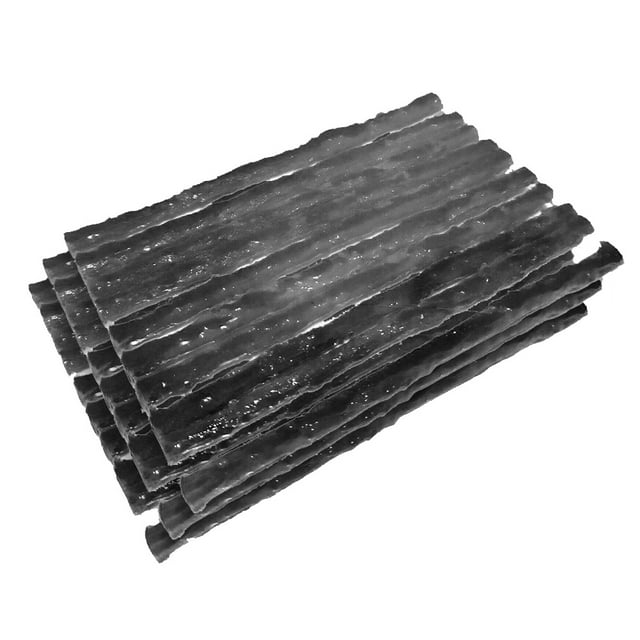 Soumake Bande d'Étanchéité en Caoutchouc pour Réparation de Crevaison de Pneu Sans Chambre à Air de Voiture/moto 10/30/50 Pcs