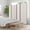 White, variant on GOJOOASIS 4 Panel Room Divider Folding Privacy Screen Home Office Dorm Decor,Navy Blue