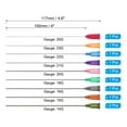 thumbnail image 2 of Unique Bargains 10 Pcs Aiguilles de Distribution à Pointe Émoussée de 4 Pouces de Calibre Différent pour Adhésif Colle, Multicolore, 2 of 5