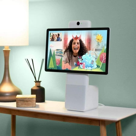 Facebook - Portal Plus Smart Video Calling 15.6" Display with Alexa - White