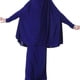 thumbnail image 3 of Vestido musulmán para niñas, abaya de vacaciones de dos piezas y manga larga, islámico Azul XL, 3 of 9