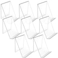 thumbnail image 2 of 8 Pcs Clear Magazine Holders Clear Acrylic Book Display Stand Brochures Holder Office, 2 of 4