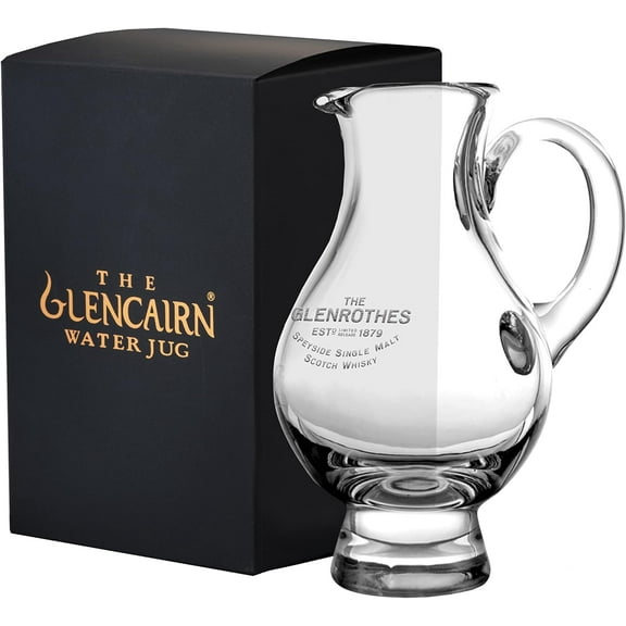 GLENCAIRN GLEN ROTHES BRANDED WHISKY WATER JUG IN GIFT CARTON