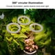 thumbnail image 4 of Crecimiento De Plantas 20 Led Luz De Crecimiento Lámpara De Anillo Usb De Espectro Completo Para Plantas De Interior Suculentas Semillas Inicio Luces De Cultivo De Flores Para El Hogar, 4 of 6