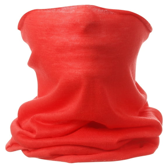 Uxcell Summer Cooling Neck Gaiter Unisex Sun Protect Face Mask, Red