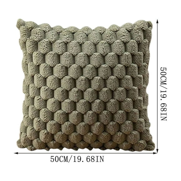 Cojn De Terciopelo Con Diseo De Copo De Nieve, Ideal Para La Oficina, El Sof O La Cama. Color Liso. Cojn Lumbar De 45x66 Cm (18x26 Pulgadas). Tela Resistente. Elemento Decorativo., Ukhbmc