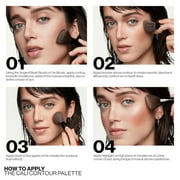 Smashbox Cali Contour Blush Highlighter & Bronzer Face Palette - 0.69 oz