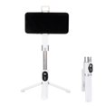 thumbnail image 1 of Methold Selfie Stick Aleación de aluminio Inalámbrico Bluetooth 4.0 Selfie Stick con control remoto con luz de relleno de trípode Selfie Stick Teléfono y Comunicación Blanco, 1 of 6