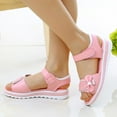 thumbnail image 2 of adviicd Girls Shoes Salt Water Sandals For Girls Children Shoes Spring And Autumn Rhinestone Soft Bottom Baby Shoes Bowknot Small Leather Shoes Pink 39, 2 of 5