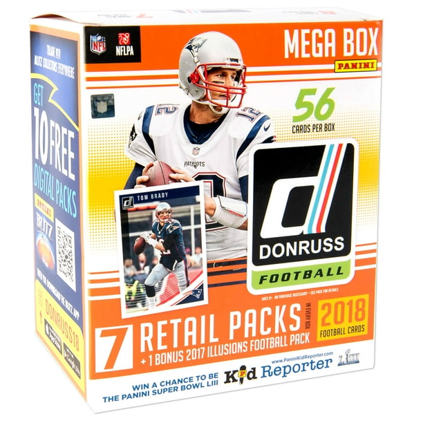 2018 Panini NFL Donruss Trading Cards Mega Box