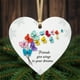 thumbnail image 1 of pstuiky Adorno de corazón de cristal marino con forma de corazón para la amistad, recuerdo de la amistad, adorno de corazón de la amistad para colgar en el árbol de Navidad, 1 of 1