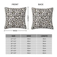 thumbnail image 2 of Yiaed Heart Leopard Print Pillow Covers Super Soft Decorative Square Throw Pillow Covers Case Cushion Covers for Sofa Couch Bedroom Car Decor（No pillow core）-12"x12", 2 of 7