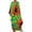 C-Green Orange, variant on kaftan Dresses for Women Plus Size Swimsuit Cover up Summer Maxi Moomoo Dresses