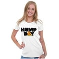 thumbnail image 3 of Pizza Hump Day Office Job Funny Work Womens Slim Fit Graphic Tee Brisco Brands X, 3 of 5