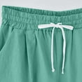 thumbnail image 4 of biudgviw Bermuda Shorts for Women High Waisted Summer Shorts Cuffed Hem Plus Size Lounge Knee Length Shorts with Pockets, 4 of 6