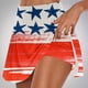 thumbnail image 2 of Faldas de Verano para las Mujeres Impresión Hoja Plisado Tenis Atlético Elástico Pantalones Cortos, Falso Dos Piezas Pantalones Falda para Diario, 2 of 6
