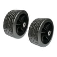 thumbnail image 4 of davian 2 Pcs Roue de Chariot Pliable Remplacement Pneu Chariot à Main Pneu Double Roulements Antidérapant Matériau PP PVC Adapté pour Chariots de Plage Tondeuse à Gazon Camping Chariot Utilitaire Jardin 12cmx5cm, 4 of 8