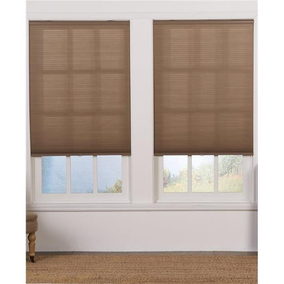 Safe Styles UBC275X48LN Cordless Light Filtering Cellular Shade&#44; Linen - 27.5 x 48 in.