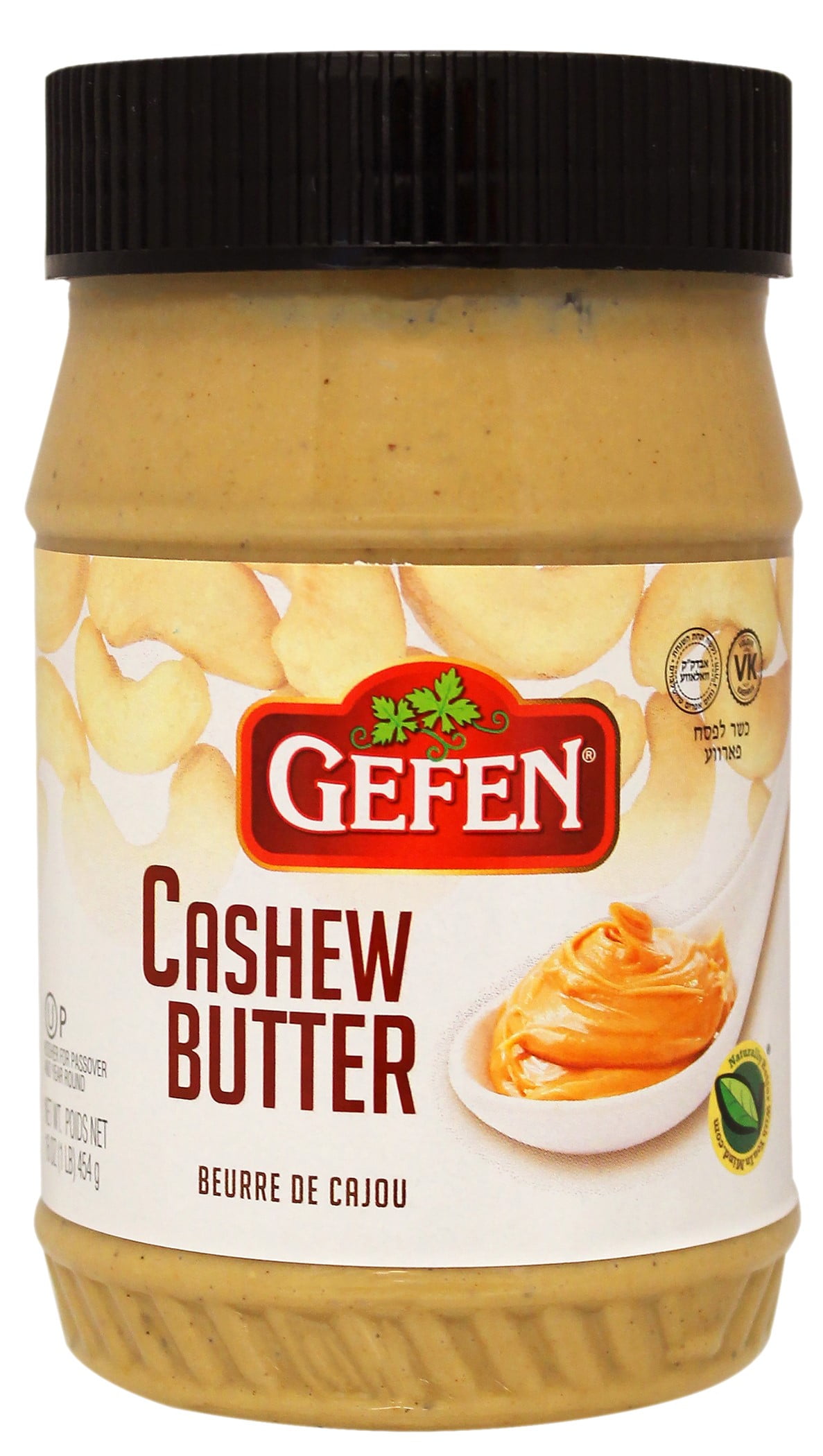 Gefen Cashew Butter, 16 Oz