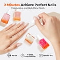 thumbnail image 4 of modelones Nail Strengthener Kits Milky White Glitter Pink Nude Nail Polish Sets Nail Repair for Damaged Nails Strengthener and Growth for Thin Weak & Damaged Nail Care Kit for Women 4 Pcs Gifts Sets, 4 of 11