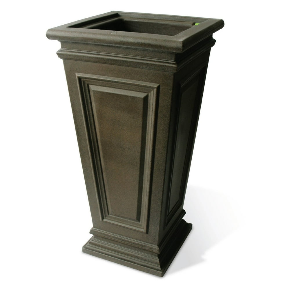 Algreen Covington Planter, SelfWatering Planter, Tall Square Taper, 27