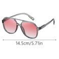 thumbnail image 4 of TAROFIIH Unisex Retro Polarized Pilot Sunglasses â Classic Vintage Style Square Pilot Sunglasses for Men Women, UV400 Protection Frame Sun Glasses, Trendy Driving Shades for Daily Wear, 4 of 4