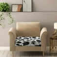 thumbnail image 5 of Renewold Cow Skin Print Stretch Sofa Seat Cushion Slipcover Soft Dog Couch Slipcover Elastic Separate Armchair Slipcover Pet Friendly for Living Room Home Decor, S, 5 of 5