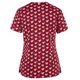 thumbnail image 2 of Pntutb mujeres moda manga corta cuello tops uniforme de trabajo blusa camisa Pntutb Pntutb-540, 2 of 3