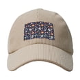 thumbnail image 4 of Baseball Cap Bent Eaves Design 6 Piece Cap Body Breathable Not Hot Plastic Cap Drag For Daily Travel Vacation Skullhead Pumpkin Flower Beige, 4 of 8