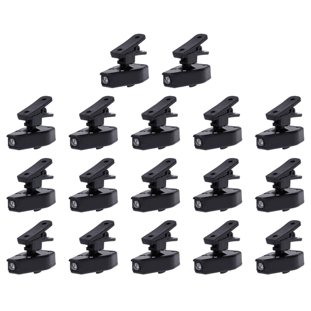 Mini Lámpara Lectura Ajustable Clip Gafas Universal Vidrio LED