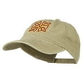 thumbnail image 2 of Celtic Circle Knot Embroidered Cotton Twill Cap - Khaki OSFM, 2 of 5