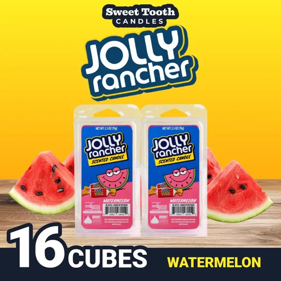 Jolly Rancher Watermelon Scented Wax Melts - 5Oz Of Candy Wax Melts - 16 Cubes